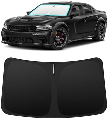 INSAUTO Custom Fit Windshield Sun Shade for Dodge Charger 2011-2023 by INSAUTO