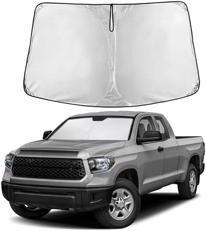 EcoNour Windshield Sun Shade Compatible for Toyota Tundra 2022–2025 2026 by EcoNour
