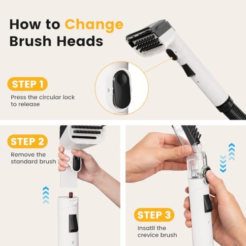 NEWBULIG Carpet and Upholstery Cleaner Machine Portable Carpet Shampooer - Image 5