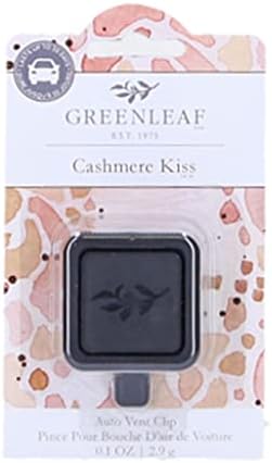 Greenleaf Cashmere Kiss Auto Vent Clip Car Air Freshener | Long Lasting Home Fragrance for Car Vents by GreenleafGifts