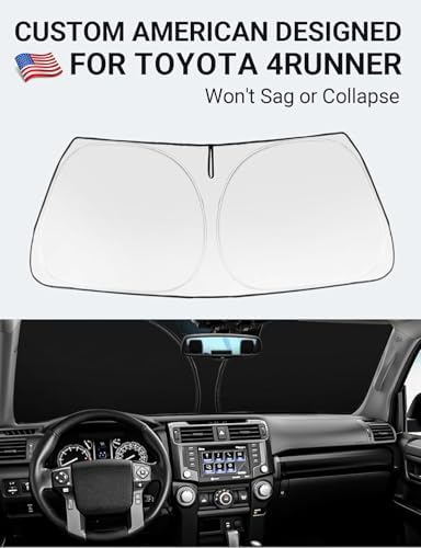 Proadsy Custom Fit Car Windshield Sun Shade for 2010-2025 Toyota 4Runner - Image 2