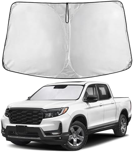 EcoNour Windshield Sun Shade Compatible for Honda Ridgeline 2017–2026 by EcoNour