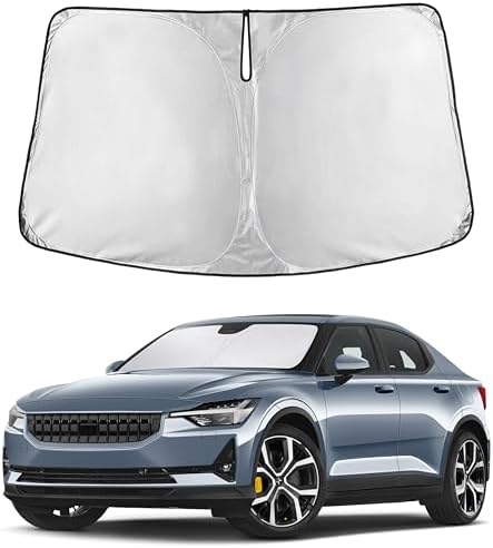 EcoNour Windshield Sunshade Compatible for Polestar 2 2020-2023 2024 2025 by EcoNour