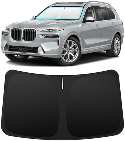 INSAUTO Custom Fit Windshield Sun Shade for BMW X7 2019-2026 by INSAUTO
