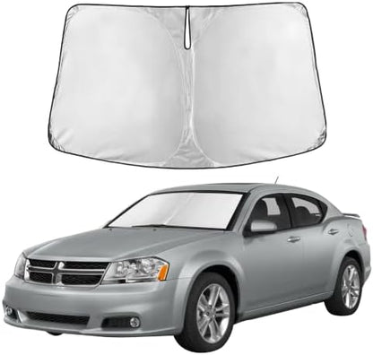 EcoNour Windshield Sunshade for Dodge Avenger 1995-2000,2008-2014 by EcoNour