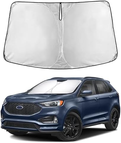 EcoNour Windshield Sunshade Compatible for Ford Edge 2015-2022 2023 2024 by EcoNour