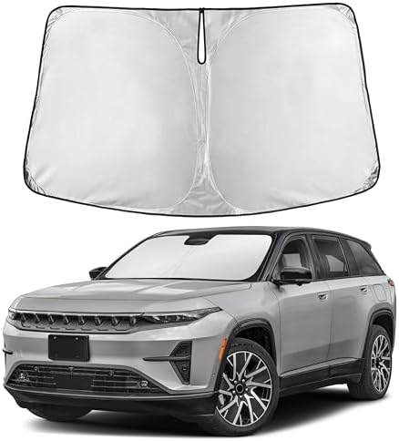 EcoNour Windshield Sunshade Compatible for Jeep Wagoneer 2022-2024 2025 by EcoNour