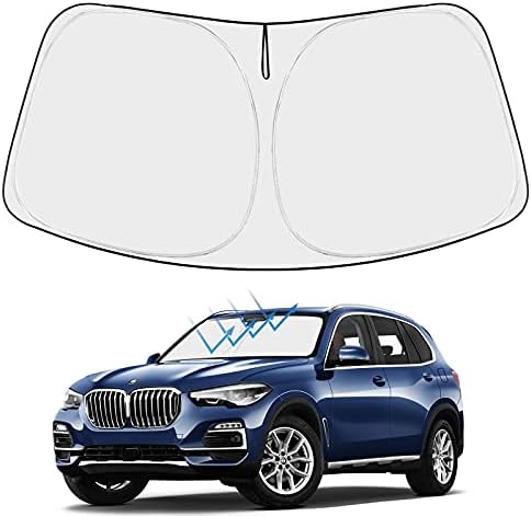 Proadsy Custom Fit 2019-2026 BMW X5 Windshield Sun Shade, Blocks Heat by Proadsy