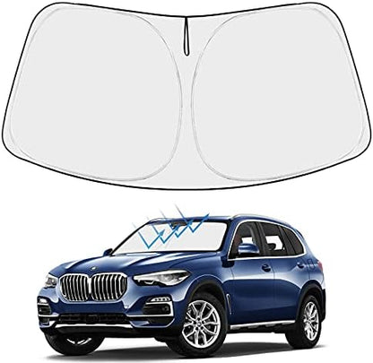 Proadsy Custom Fit 2019-2026 BMW X5 Windshield Sun Shade, Blocks Heat by Proadsy