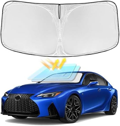 Windshield Sun Shade for 2021-2026 Lexus is IS250 IS350 IS300 IS460 F Sport by ZOIBVCARSUNSHADE