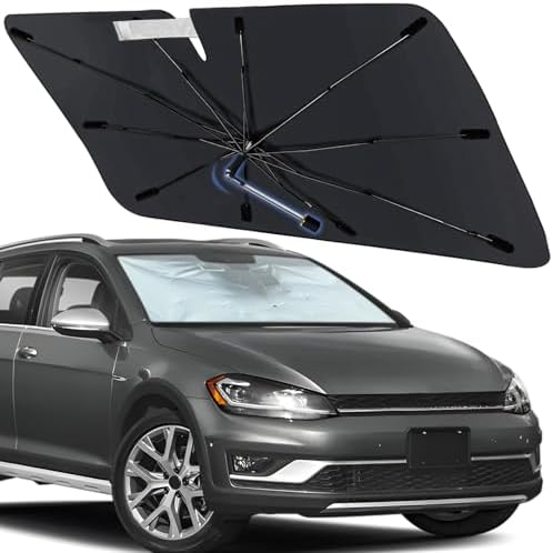 Windshield Sunshade Umbrella for Volkswagen Alltrack 2017-2020 Front Window by Visufy