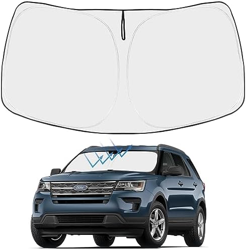 Proadsy Custom Fit Car Windshield Sun Shade for 2016-2019 Ford Explorer by Proadsy