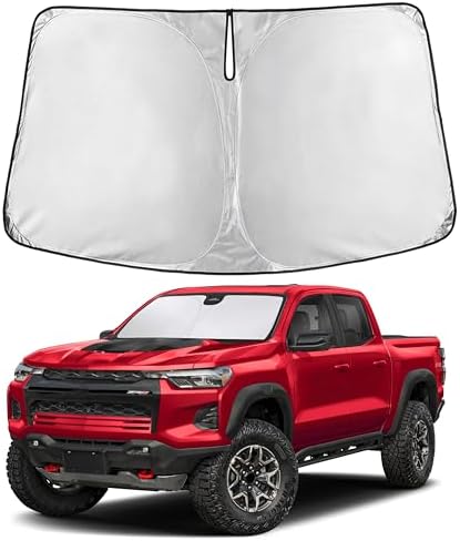 EcoNour Windshield Sunshade Compatible for Chevrolet Colorado 2015-2026 by EcoNour