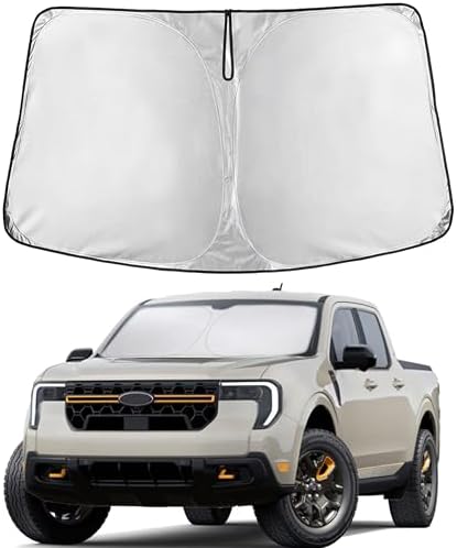 Econour Windshield Sun Shade Compatible for Ford Maverick 2022-2025 2026 by EcoNour