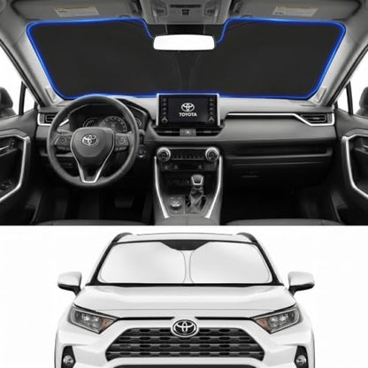 Custom Fit Windshield Sun Shade for Toyota RAV4 2019-2026 by Unknown