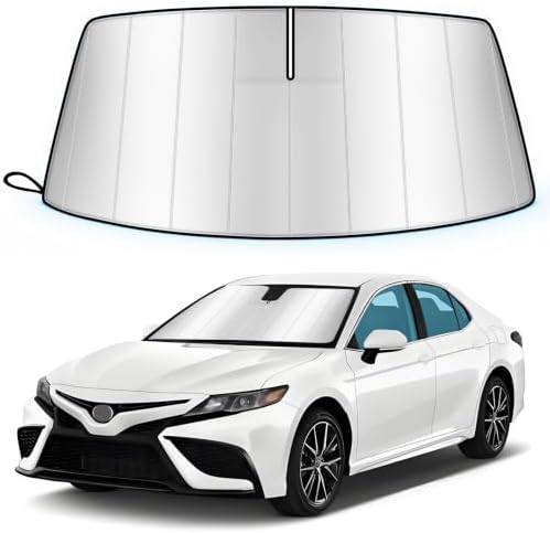 Windshield Sun Shade for Toyota Camry 2018-2024 Accordion Folding Design by Unknown