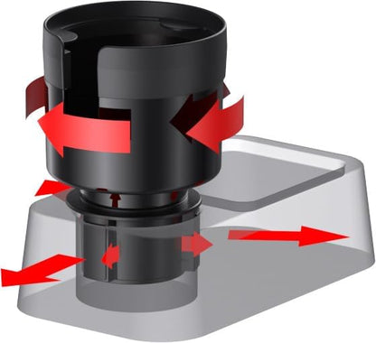Car Cup Holder Expander with Adjustable Base, Cupholder Extender Holder for Car Compatible with Hydro Flasks 32/40 oz, Fits Yeti 24/36/46 oz, Other Large Bottles in 3.4"-3.8" - Image 3
