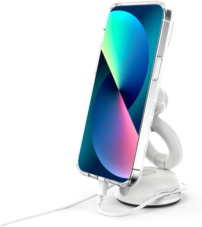 PopSockets Car Vent Phone Mount- White | Air Vent Clip, Compatible with PopSockets, Hands-Free, White - Image 3
