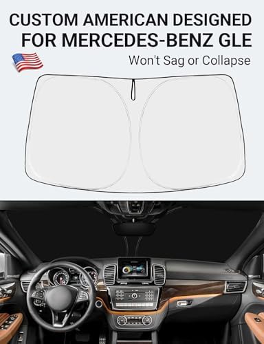 Proadsy Custom Fit Car Windshield Sun Shade for 2016-2019 Mercedes-Benz GLE - Image 2