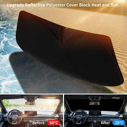 Sun Shade for Honda Pilot 2016-2025 2026 Sunshades Windshield Cover - Image 3