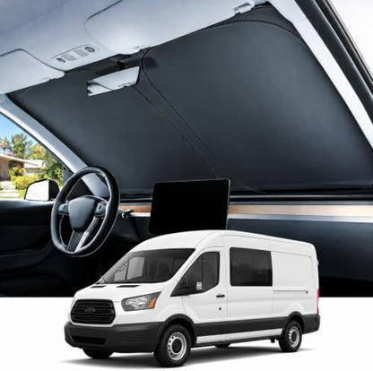 REEVAA Car Windshield Sun Shade for Ford Transit 2026 by REEVAA