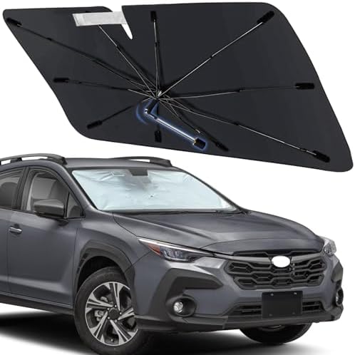 Windshield Sun Shade Umbrella for Subaru Crosstrek 2018-2026 Front Windows by Visufy