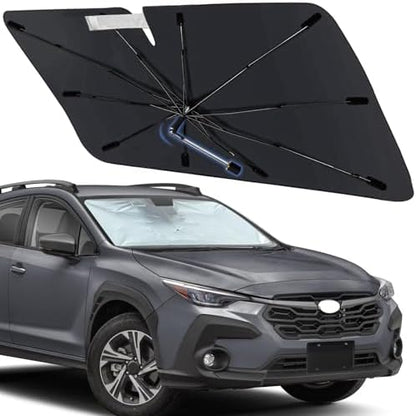 Windshield Sun Shade Umbrella for Subaru Crosstrek 2018-2026 Front Windows by Visufy