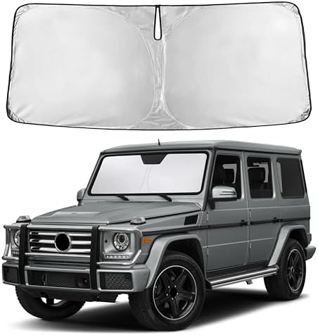 EcoNour Windshield Sunshade Compatible for Mercedes Benz G Class 1990-2018 by EcoNour