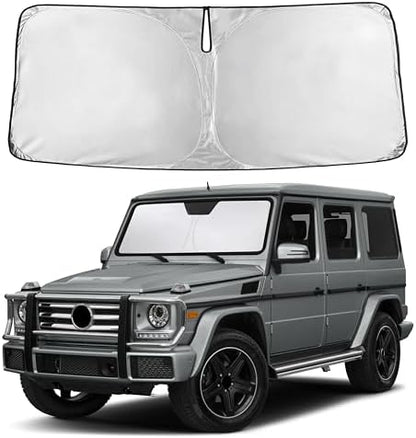 EcoNour Windshield Sunshade Compatible for Mercedes Benz G Class 1990-2018 by EcoNour
