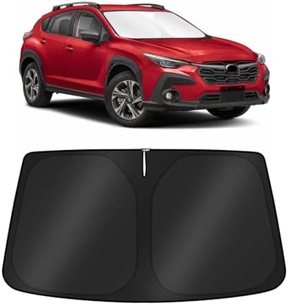 KUST Windshield Sun Shade for Subaru Crosstrek Wagon 2026 2025 2024 2023 2022 2021 2020 2019 2018 Window Accessories Sunshade Sun Protector Foldable Block UV Rays Keep Car Cooler by KUST