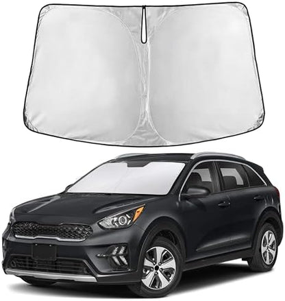 EcoNour Windshield Sunshade Compatible for Kia NIRO 2017-2020 2021 2022 by EcoNour