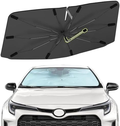 Windshield Sun Shade Umbrella for Toyota Corolla 2020-2024 Front Window by Visufy