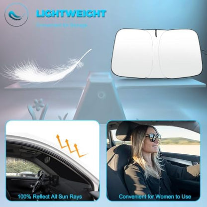 Foldable Front Windshield Sunshade fit for Honda Accord 2023-2026 - Image 6