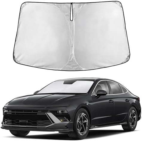 EcoNour Windshield Sunshade Compatible for Hyundai Sonata 2020-2025 2026 by EcoNour