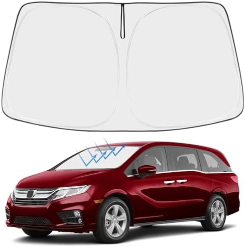 Proadsy Custom Fit Car Windshield Sun Shade for 2018-2026 Honda Odyssey by Proadsy
