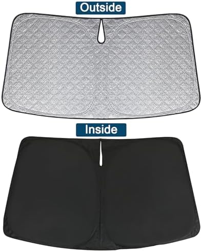 6 Layers Windshield Sun Shade for Ford Edge 2015-2024 - Image 5