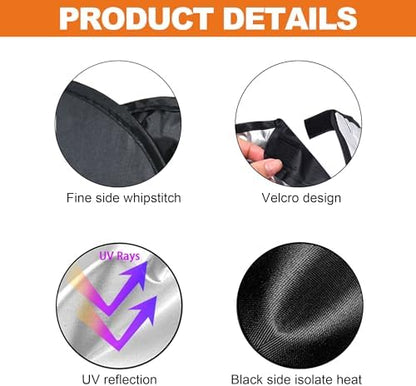 Foldable Front Windshield Sunshade fit for Lexus RX 350 450h 2016-2022 - Image 7