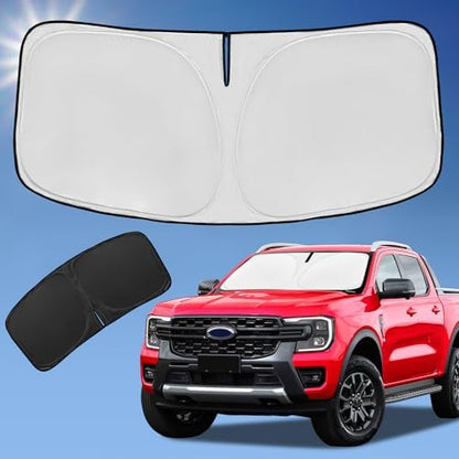 for Ford Ranger 2019-2025 2026 Sun Shade Sunshade Windshield Cover by ZOIBVCARSUNSHADE