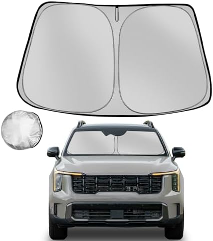 Windshield Sun Shade for 2021-2025 2026 Kia Sorento by Fonowka