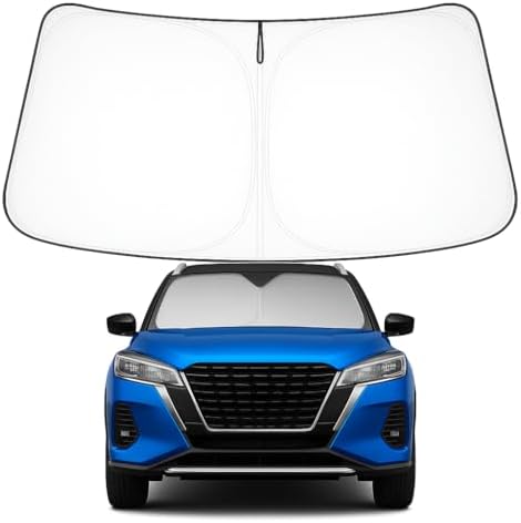 Proadsy Custom Fit 2018-2025 Nissan Kicks Windshield Sun Shade, Blocks Heat by Proadsy