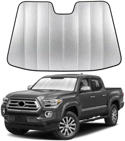 EcoNour Foldable Sun Shade Fit for Toyota Tacoma 2016-2021 2022 2023 by EcoNour
