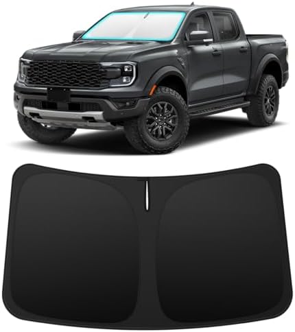 INSAUTO Custom Fit Windshield Sun Shade for Ford Ranger 2019-2026 by INSAUTO