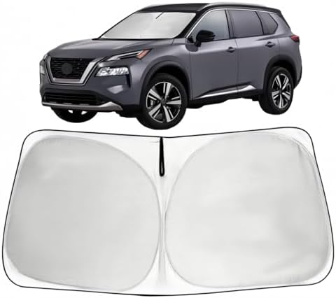 Windshield Sun Shade Car Sunshade Accessories for Nissan Rogue 2021-2025 by HOHUIGO