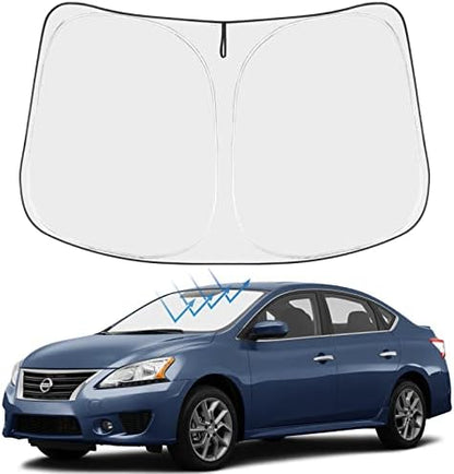 Proadsy Custom Fit Car Windshield Sun Shade for 2013-2019 Nissan Sentra by Proadsy