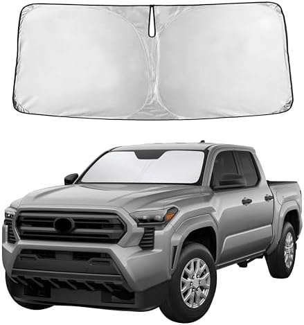 EcoNour Windshield Sunshade Compatible for Toyota Tacoma 2016-2025 2026 by EcoNour