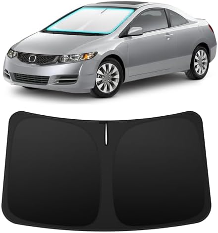 INSAUTO Custom Fit Windshield Sun Shade for Honda Civic 2006-2011 by INSAUTO