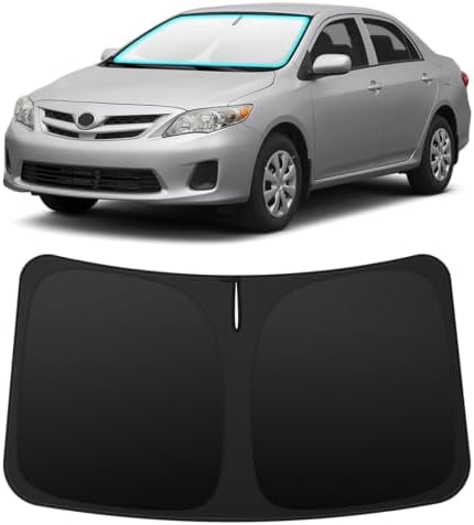 INSAUTO Custom Fit Windshield Sun Shade for Toyota Corolla 2009-2013 by INSAUTO