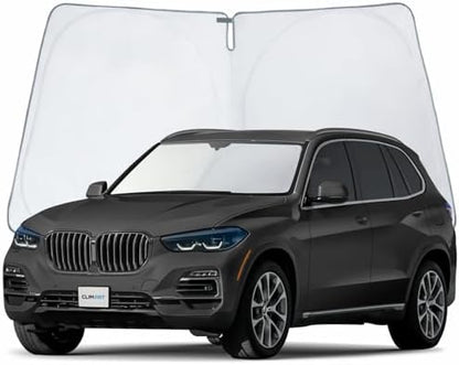 CLIM ART Windshield Sun Shade for BMW X5 2019-2026, Custom-Fit Foldable Car Sunshade, Vehicle Sun Protector, Front Auto Windshield Cover, Car Accessories - WS3002 by CLIMART