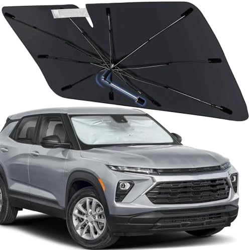 Windshield Sun Shade for Chevrolet Trailblazer 2021-2025, Umbrella Shades by Visufy