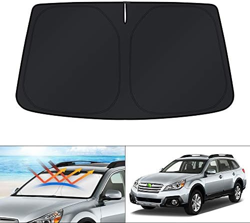 KUST Windshield Sun Shade for 2010-2014 & 2020-2025 Subaru Outback Wagon Accessories 4 Layers Custom Fit Sunshade Sun Protector Foldable Block UV Rays Keep Car Cooler by KUST
